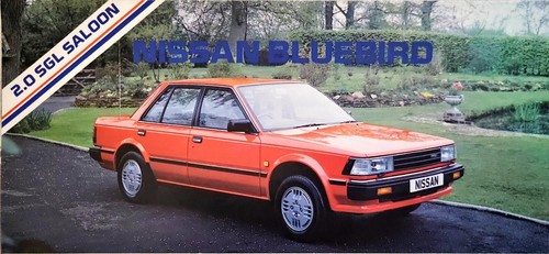 Nissan bluebird u11 brochure - nissan,
