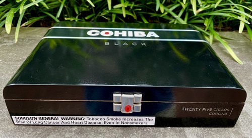Cohiba black empty cigar - cigar, box