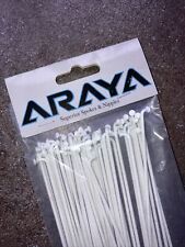 BARGAIN SALE -  ARAYA  White BMX SPOKES,175, 180, 182, 184, 186, 190,192, 194mm,