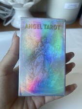 Angel Tarot Card Deck 78 Cards Holographic Design Spiritual Guidance New Sealed