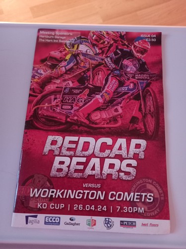 Speedway programme redcar - speedway,