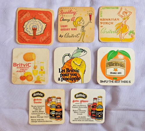 Vintage beer mats britvic - vintage,
