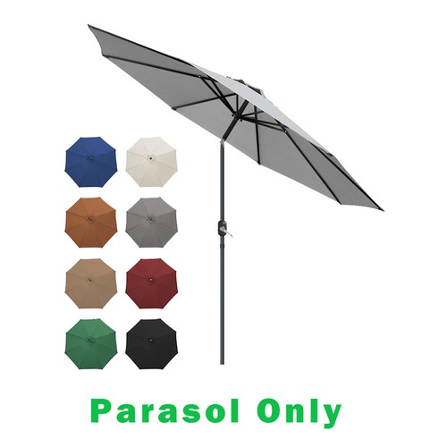Round garden parasol - round,