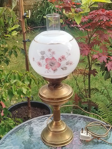 Vintage antique brass electric - antique,