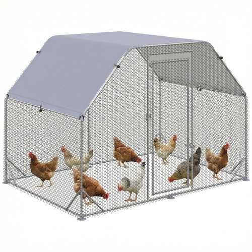 Pawhut chicken run roof - pawhut, w/