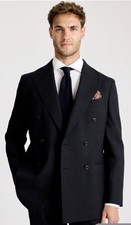 Moss Bros Tailored Fit Navy