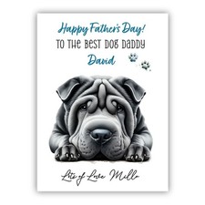 Shar Pei dog Personalised