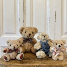 Vintage Miniature Teddy Bear 4pcs Alice’s Bear Shop