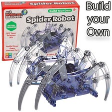 SPIDER ROBOT SCIENCE KIT BUILD YOUR OWN KIDS EDUCATIONAL ASSEMBLE & PLAY WITH IT