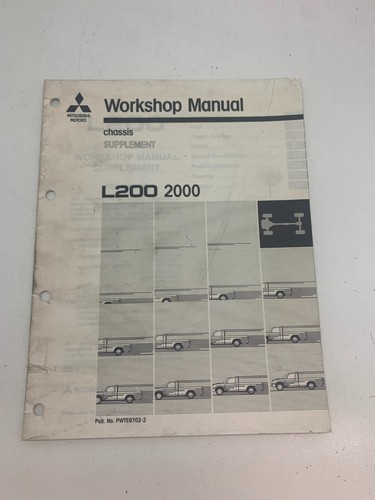 Mitsubishi workshop manual - mitsubishi,