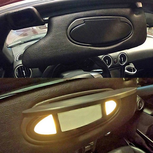 Sun visor mirror - sun, black