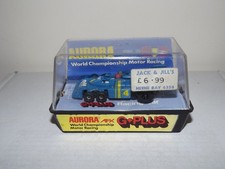 AURORA AFX G+PLUS NO. 1738 TYRRELL ELF SIX WHEELER FORMULA 1. PARTIAL STENCIL.