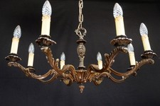 antique 8 light Large French
