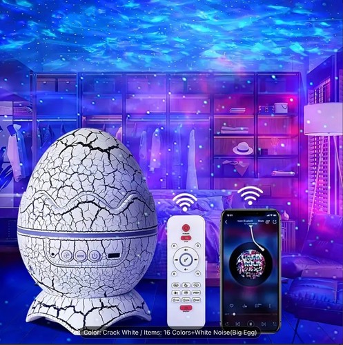 Dinosaur egg star projector - star,