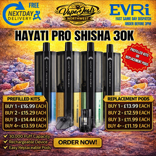 Hayati pro ultra shisha 30k - pro, +