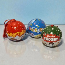 Festive Biscuit Bauble Tin Set