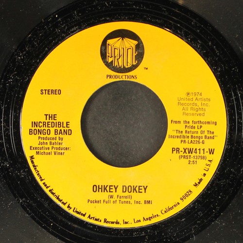 Incredible bongo band ohkey - incredible, band:
