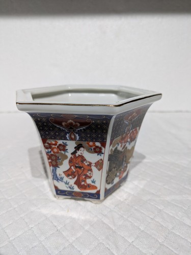 Japanese imari hexagonal - japanese,