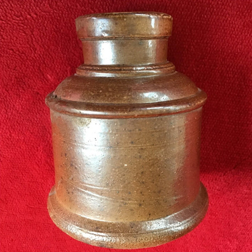 Vintage brown stone glazed - vintage,