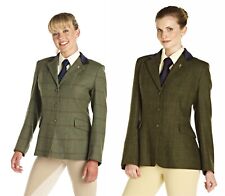CALDENE LADIES SILVERDALE TWEED WOOL SHOW HACKING HORSE RIDING SHOWING JACKET