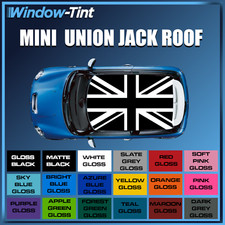 MINI ROOF UNION JACK VINYL STICKERS GRAPHICS DECAL KIT R53, R56, R50, F56 COOPER