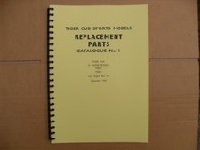 TRIUMPH TIGER CUB  PARTS BOOK