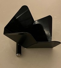 motorbike front wheel chock - trailer or van - heavy duty 