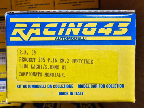 Peugeot 205 rally sanremo - 1/43,