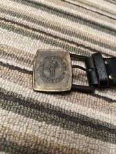 Levi's Saddleman Collection Leather Belt with Buckle Black