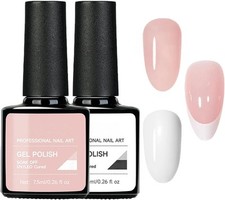 2 PCS UV Gel Nail Polishes Set