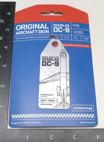 Douglas key tag - dc-9, from