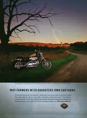 2000 print harley - ad,