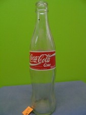 Coca Cola empty glass bottle