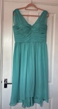 Marks & Spencer M&S Light Aqua Chiffon Bridesmaid Dress - BNWT - Size 14
