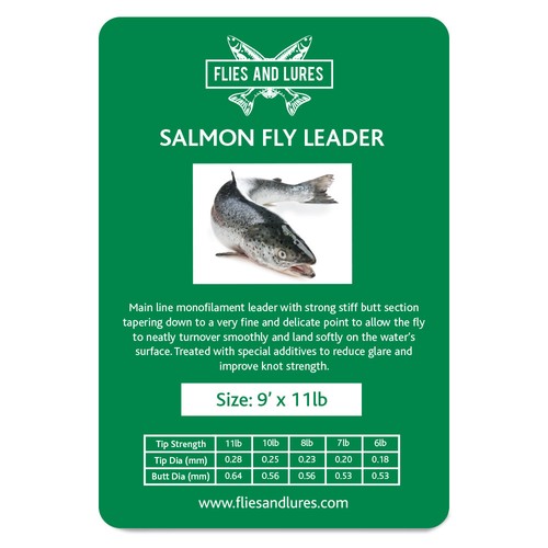 Salmon fly line leaders - salmon,