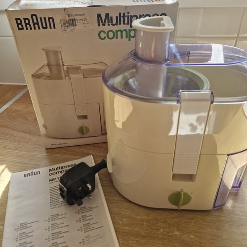 Braun juicer multipress - juicer,