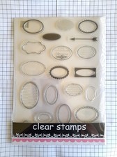 CLEARANCE A4 Clear Stamp Set -
