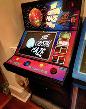 CRYSTAL MAZE QUIZ SKILL ARCADE MACHINE   ***WITH THE VERY RARE FLUTTER BOX!!!***