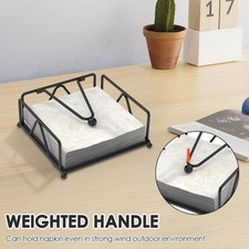 Desktop metal napkin holder - desktop,