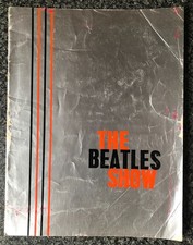 The Beatles Show 1963 Tour Programme Book Silver with fans inscription