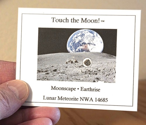 Genuine moon rock mini museum - moon, mini-museum