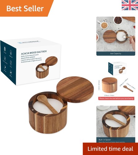 Acacia wood airtight salt - acacia,
