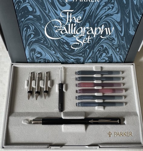 Parker calligraphy fountain - calligraphy,