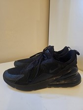 Nike Air Max 270 Men's Trainers Black/Light Bone, Size UK 10