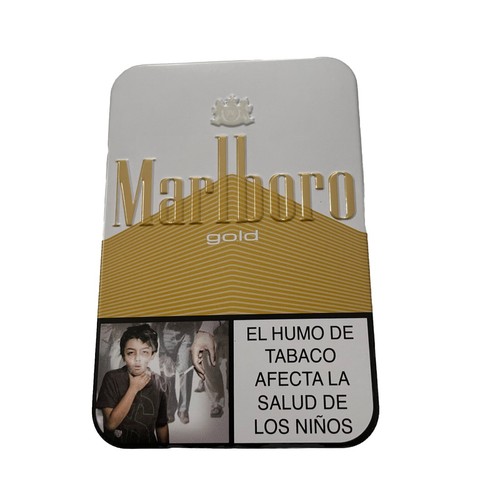 Marlboro cigarette tin - cigarette, box