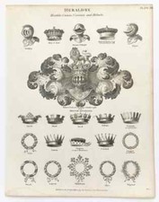 HERALDRY, Crowns, Coronets