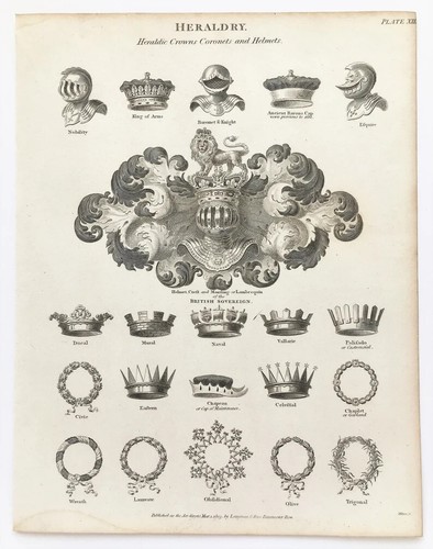 Heraldry crowns coronets - crowns,,