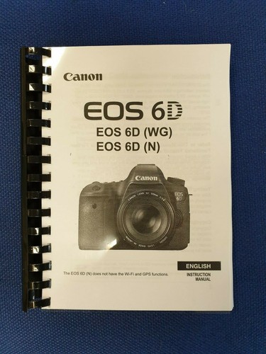 Canon eos camera printed - 6d,
