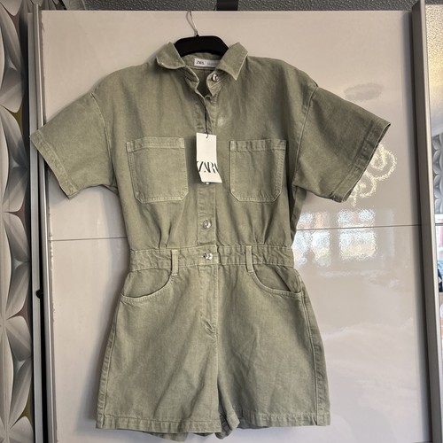 Zara green denim - green,