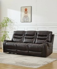 Nora Leather Recliner Sofa 3